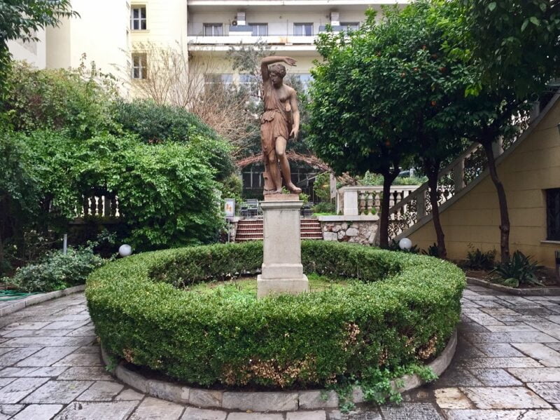 La cour du mus&eacute;e de la monnaie