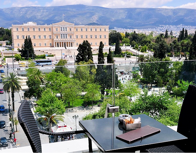 La vue depuis le Public Caf&eacute;