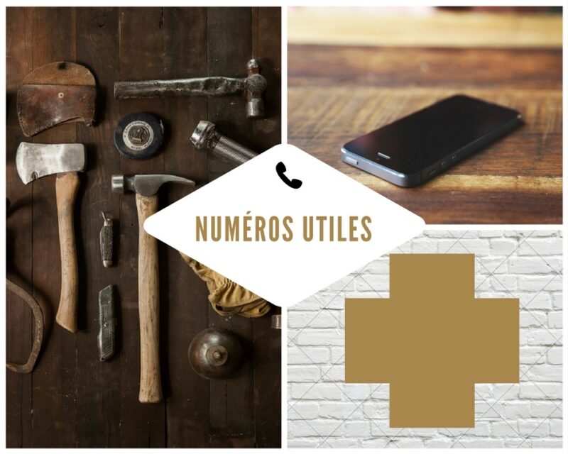 Les num&eacute;ros utiles et pratiques