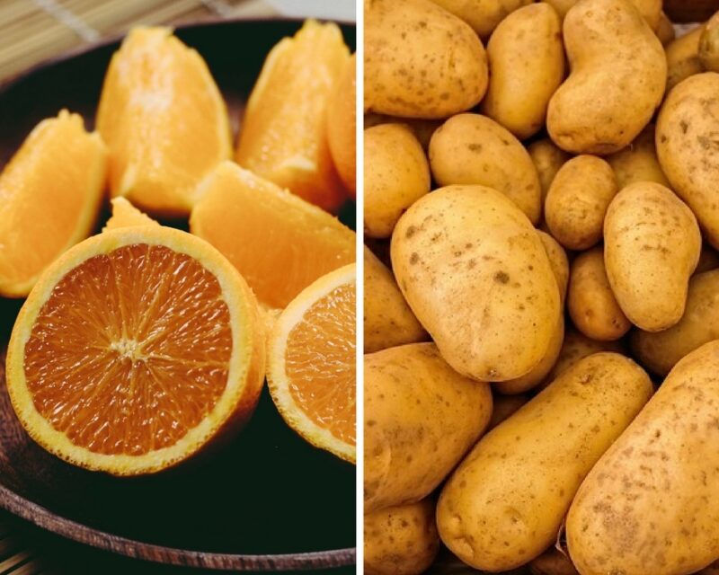 Ingrédients de la salade de pommes de terre du Magne