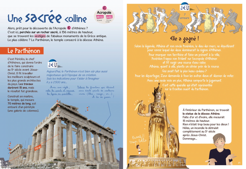 Page int&eacute;rieure du livre la Gr&egrave;ce des Enfants