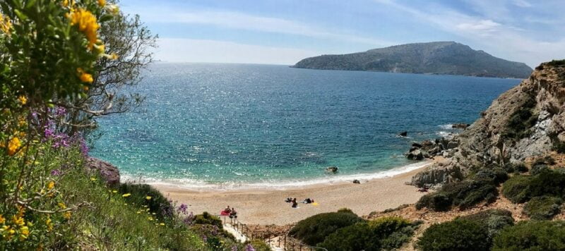 La plage de Legraina