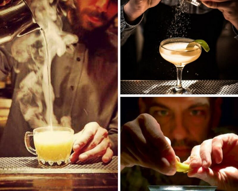 Pr&eacute;paration des cocktails chez Baba au Rum Ath&egrave;nes