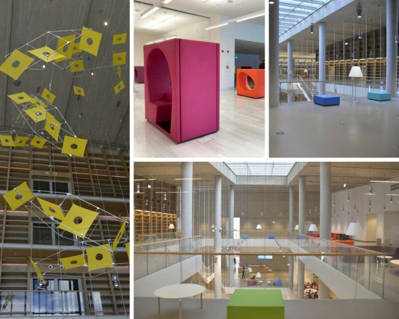 La biblioth&egrave;que nationale grecque &agrave; la fondation Stavros Niarchos