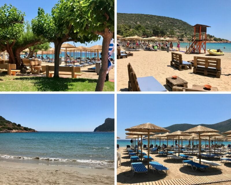 La plage d&rsquo;Avlaki - Avlaki Beach Porto Rafti