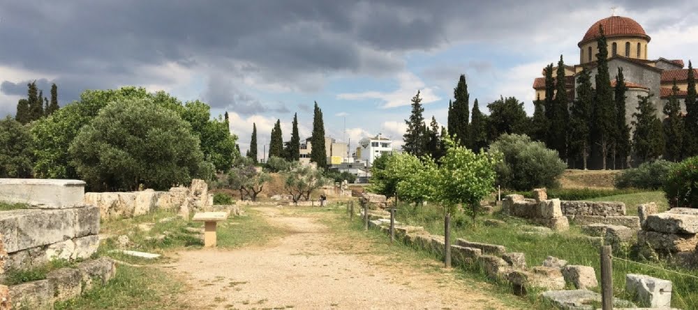 le quartie des C&eacute;ramiques Keramikos La voie sacr&eacute;e Ath&egrave;nes