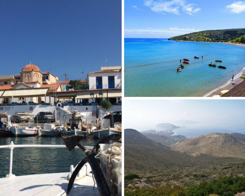 Egine : Perdika, Aghia Marina, Montagnes