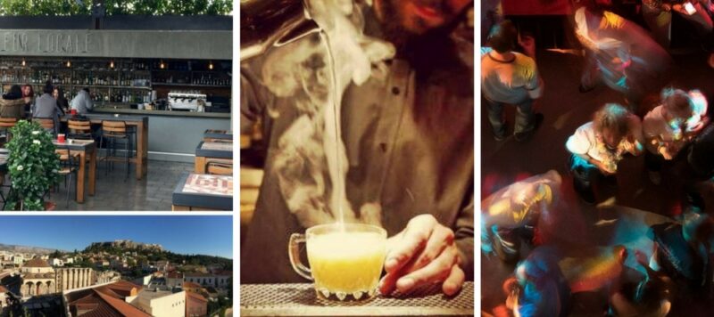 soiree-a-athenes-festive bar terrasse cocktails