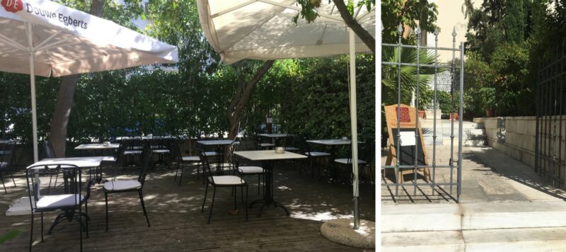 kapodistriakon café club restaurant terrasse athenes