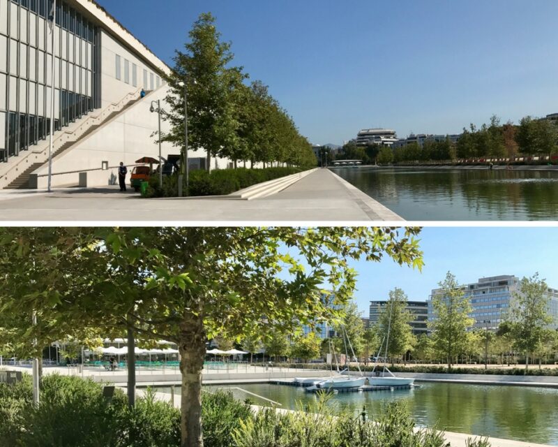 Le canal du parcs stavros niarchos &agrave; Ath&egrave;nes