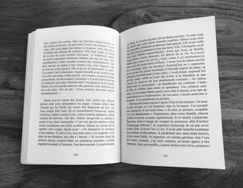 Myriam Elice Mitakos et son premier roman A quatre mains