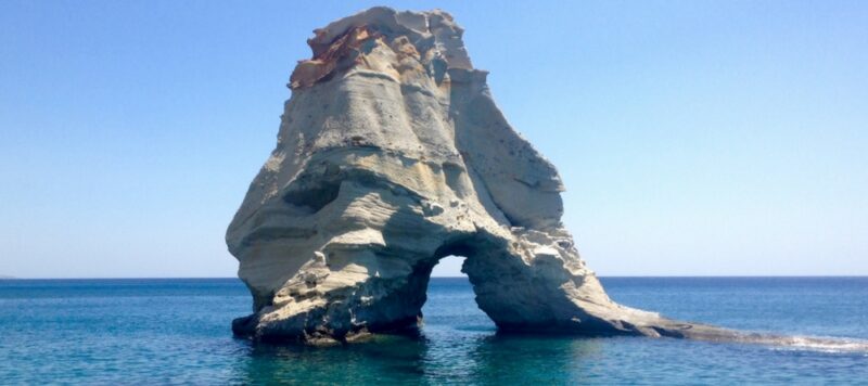 Le superbe site de Kleftiko, accessible uniquement par la mer