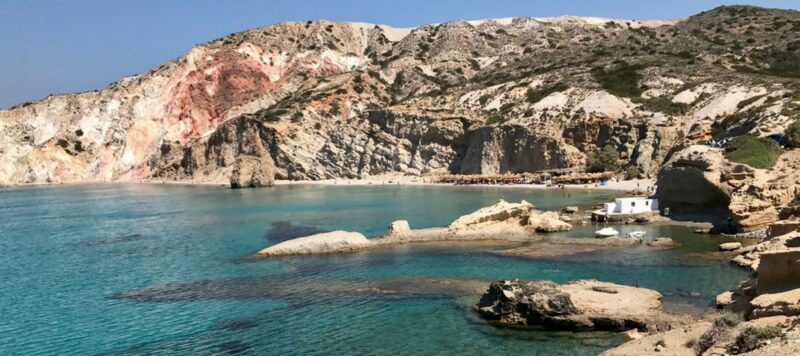 Les plages de Milos firaplaka