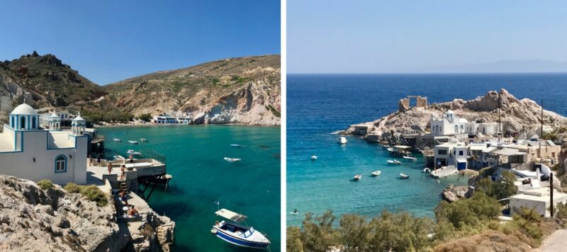 Plages Milos La plage de Firopotamos