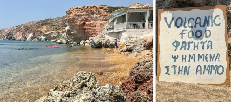 les plages milos paliochori