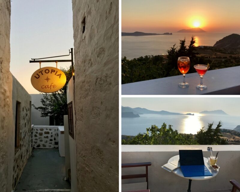 cafe utopia plaka milos - que faire &agrave; Milos