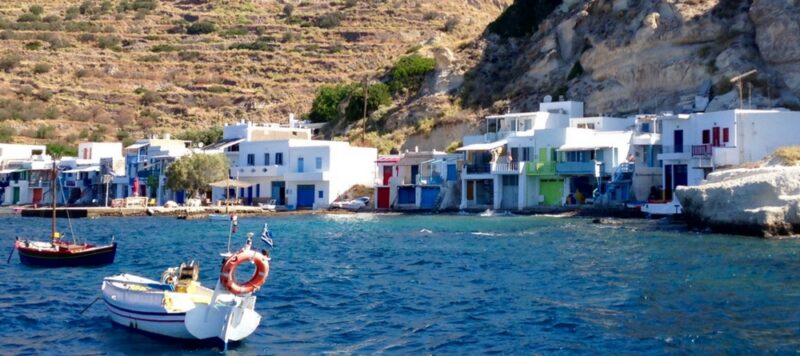 Klima, un petit village de p&ecirc;cheurs &agrave; Milos
