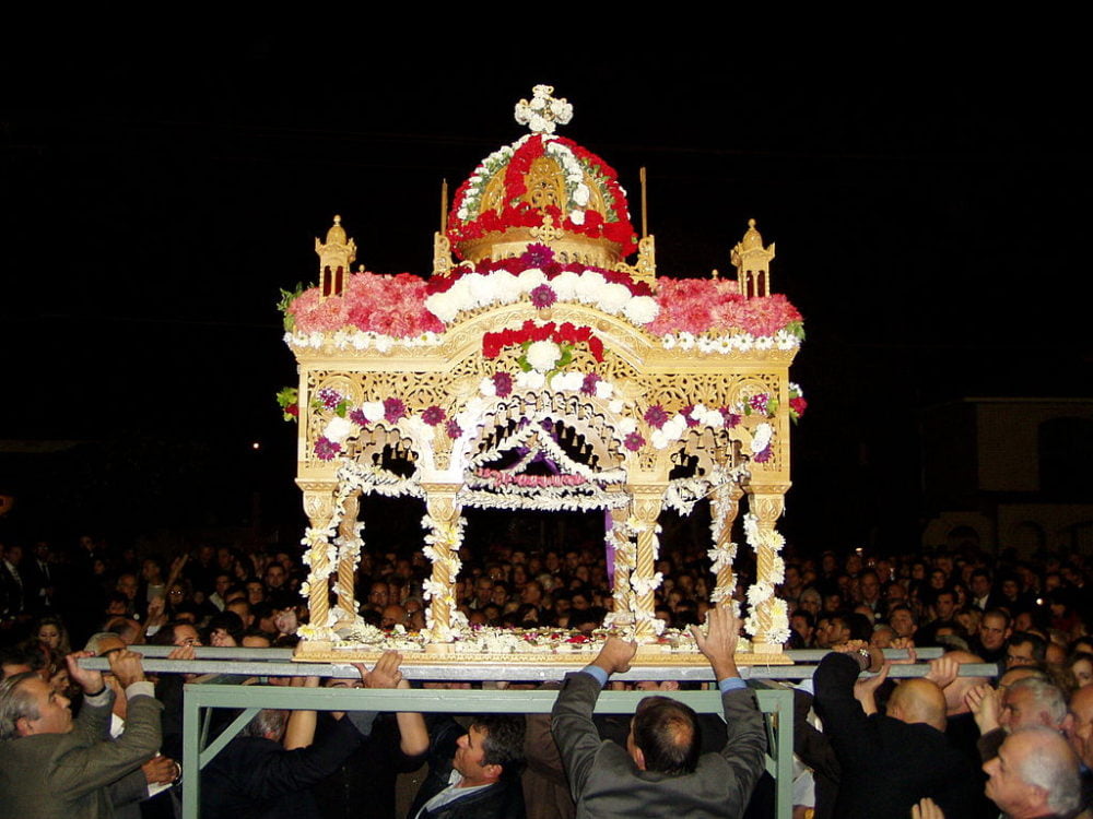 paques vendredi saint grece corfou epitaphe