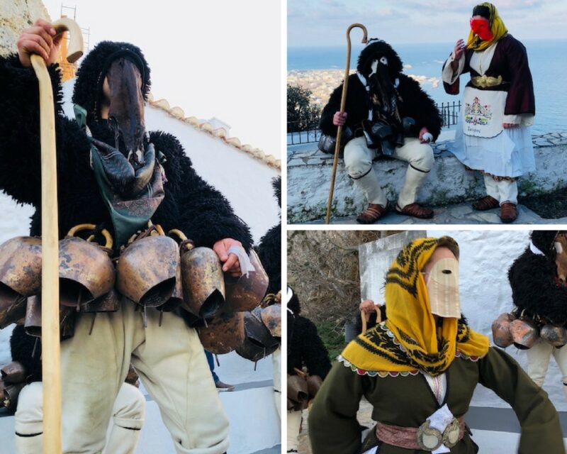 skyros ile grecque tenues traditionelles carnaval