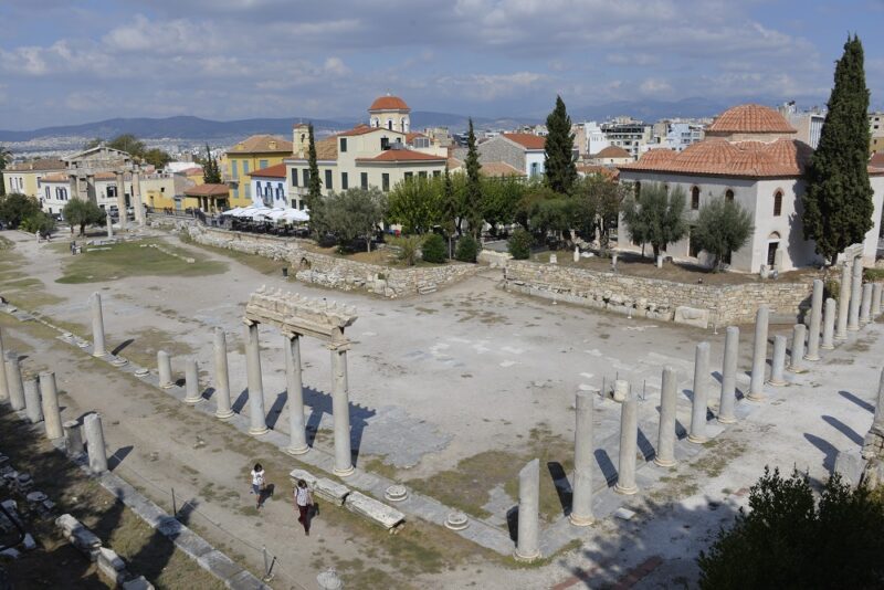 Visiter Athènes : l'agora romaine