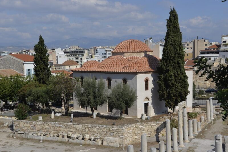 Visiter Athènes : l'agora romaine et la mosquée de fethyie
