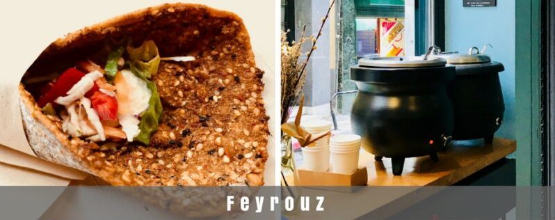 Feyrouz, falafel et lahmatzoun, street food &agrave; Ath&egrave;nes