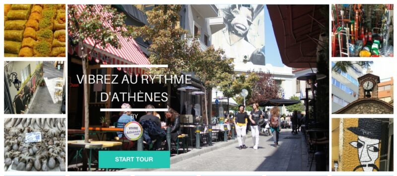 audioguide d' Athènes par vivre athènes Monastiraki marché central psyri