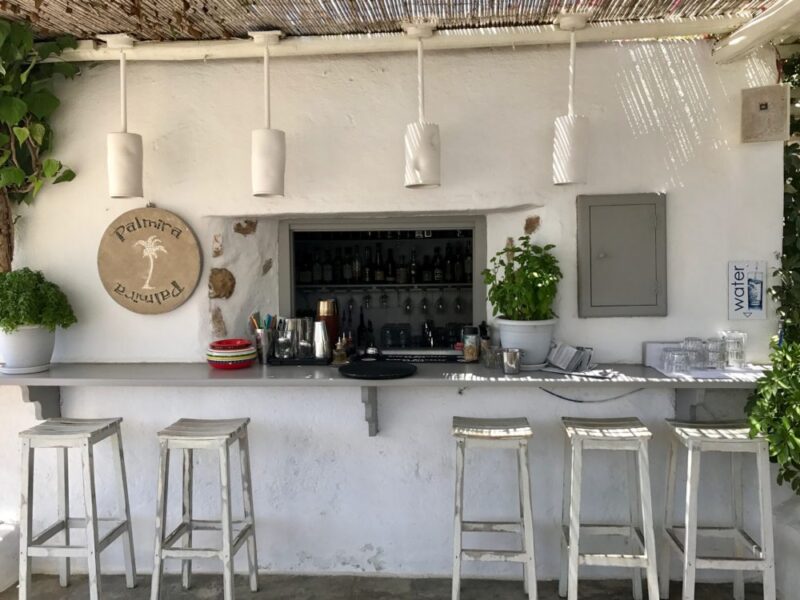 Les meilleures adresses à Sifnos : le bar Palmira à Platis Gialos