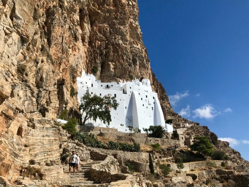 que faire &agrave; Amorgos - Le monast&egrave;re d' Amorgos dans les Cyclades