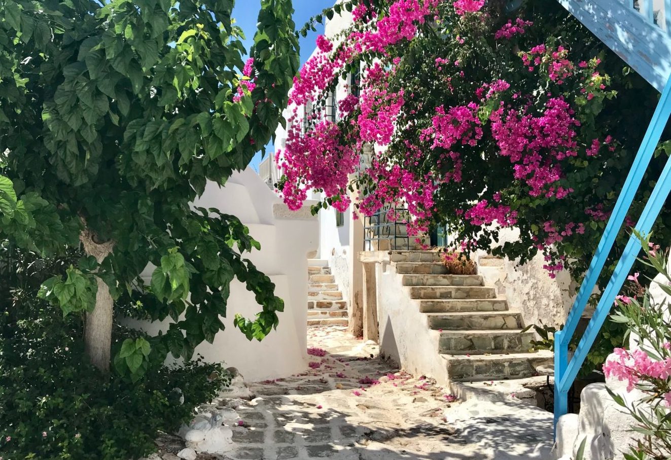 Lîle Antiparos en Grèce dans les Cyclades