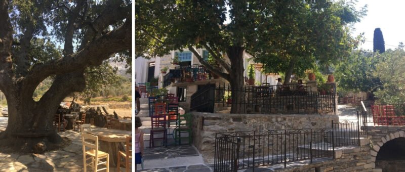 restaurants montagnes naxos