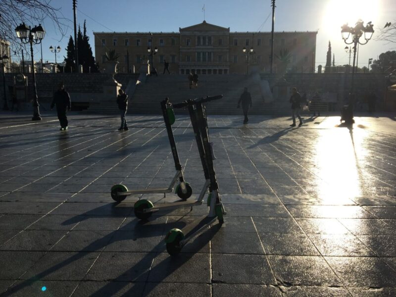 Lime trottinette électrique à Athènes