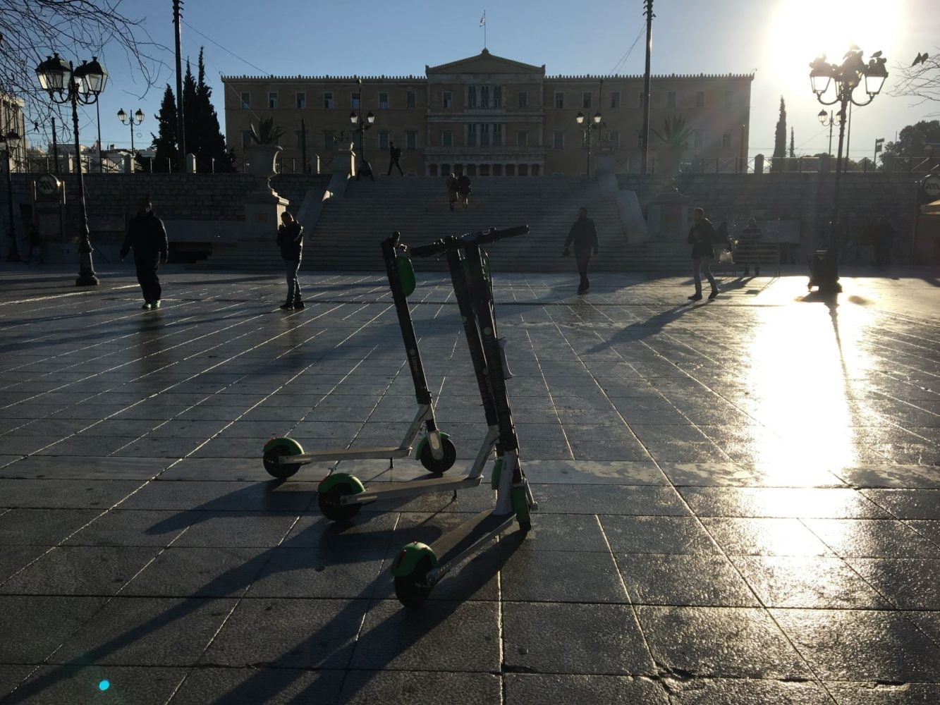 Lime trottinette électrique à Athènes