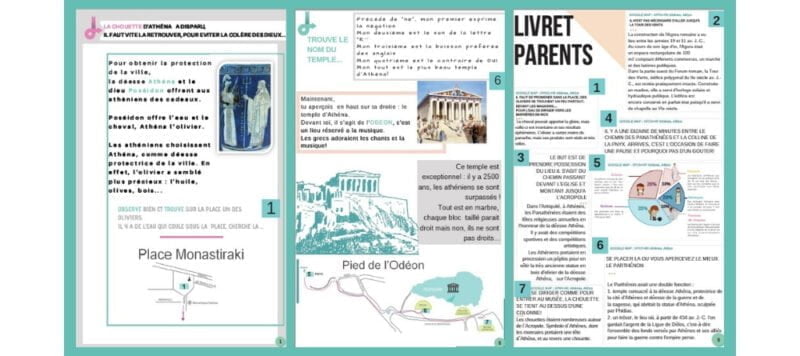 jeu de piste dans ath&egrave;nes avec enfants en famille acropole monastiraki plaka