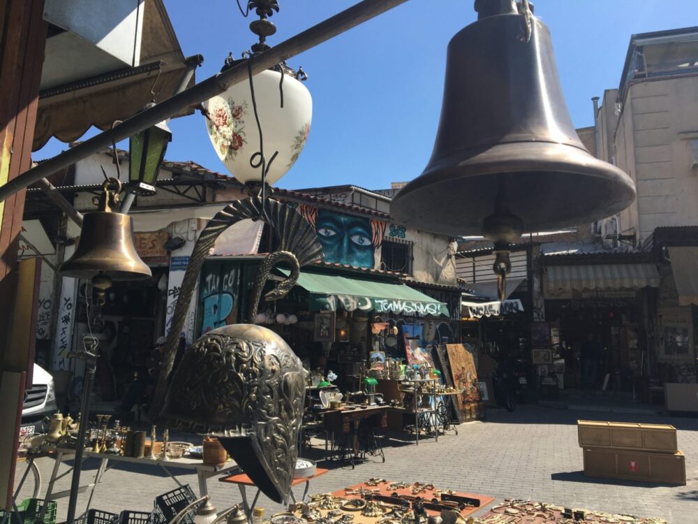 athènes le dimanche - marché aux puces de monastiraki athènes