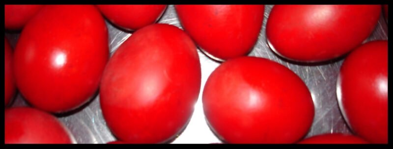 oeufs rouges paques grece