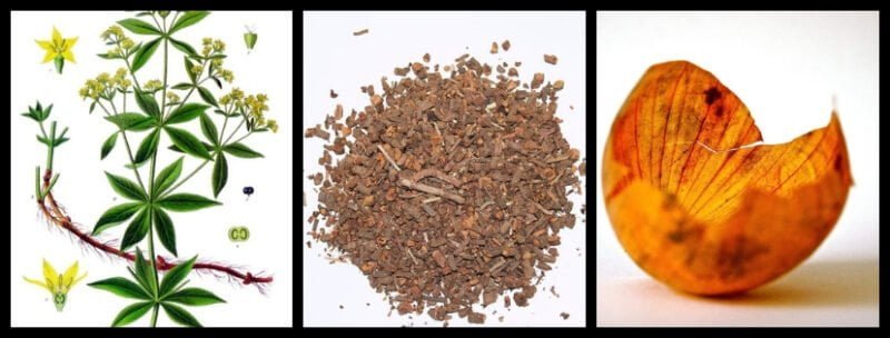 garance et pelure d'oignon teintures naturelles