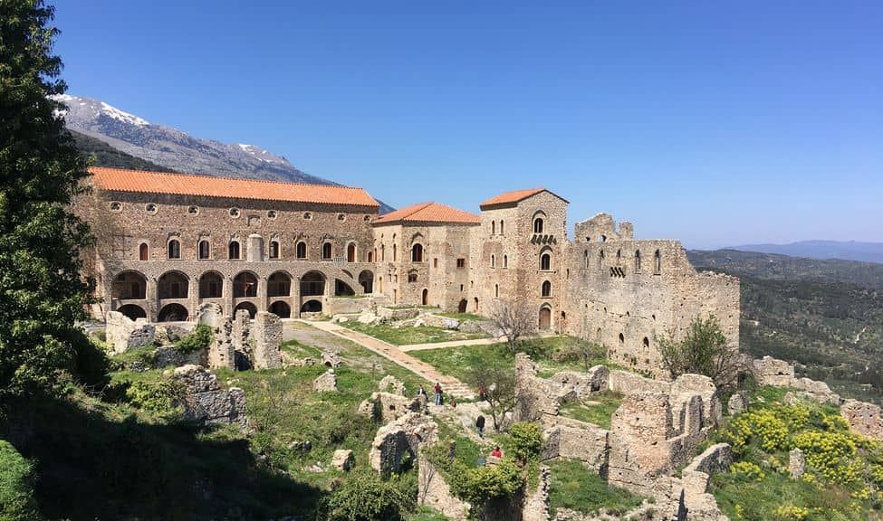 palais du deposte &agrave; Mystra Mistra