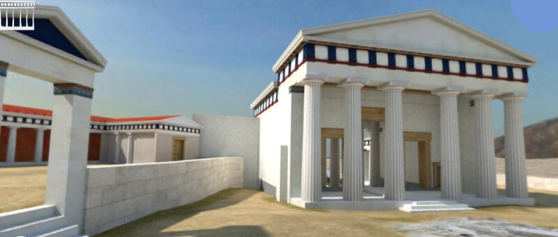 Visite de l'Acropole en 3D et en français sur smartphone et tablette et en français sur smartphone et tablette