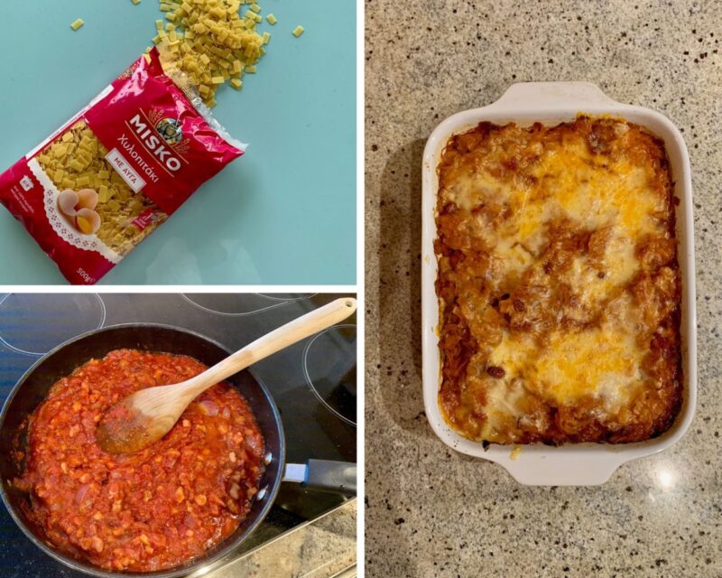 Recette grecque de p&acirc;tes : les chylopittes de Metsovo 