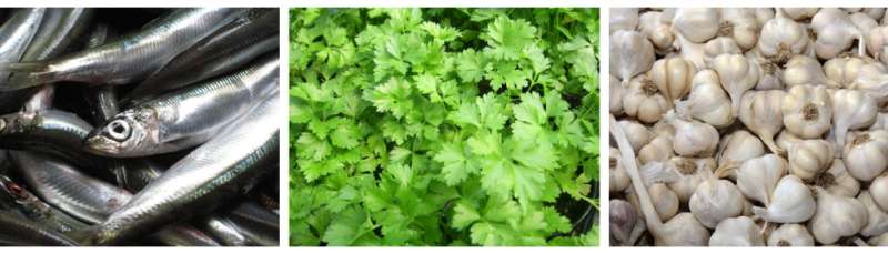 recette des sardines farcies au persil et à l'ail