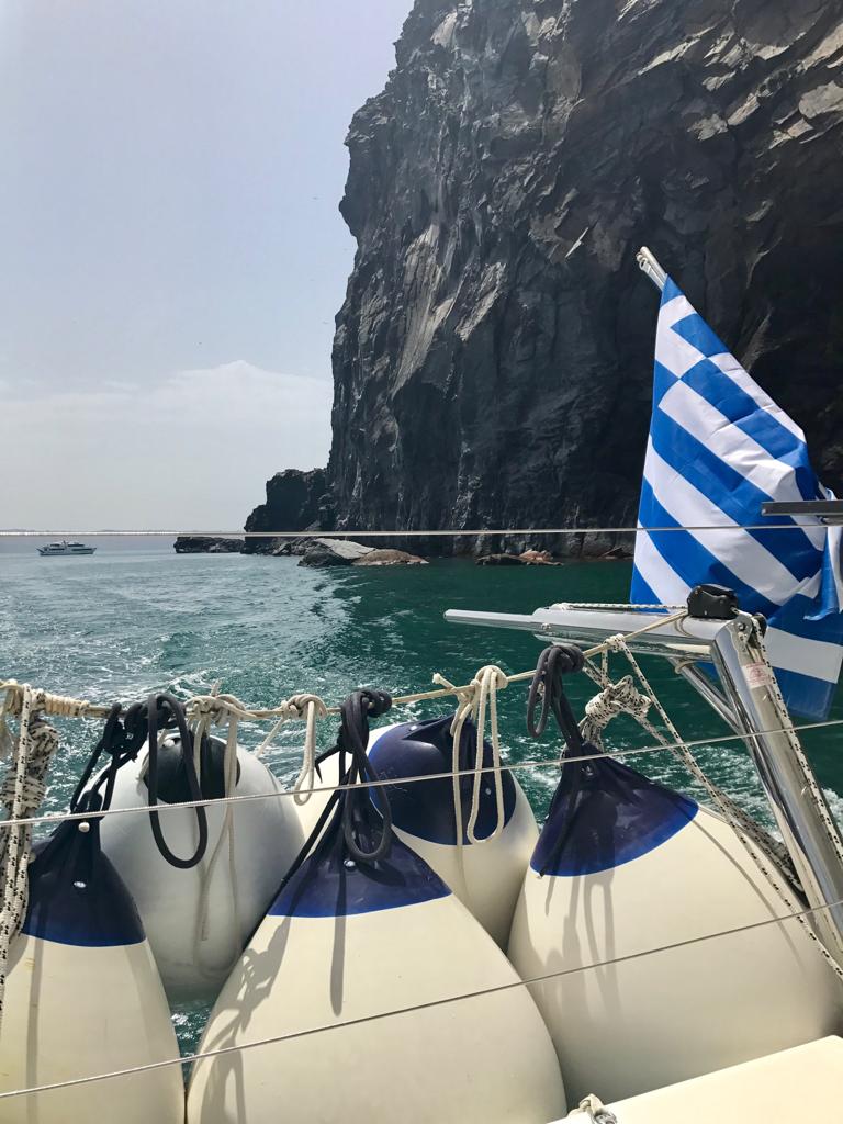 Santorin bateau croisiere