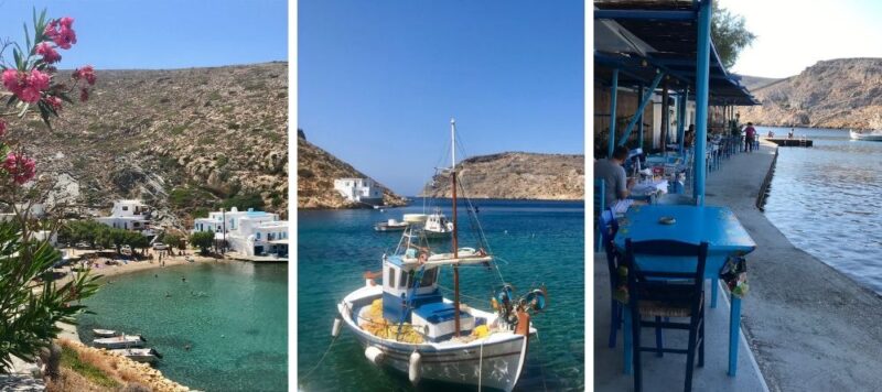 La plage de Cheronissos à Sifnos