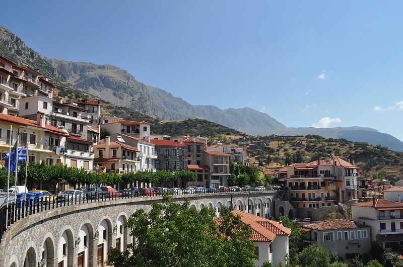 arachova gr&egrave;ce village de montagne proche de Delphes