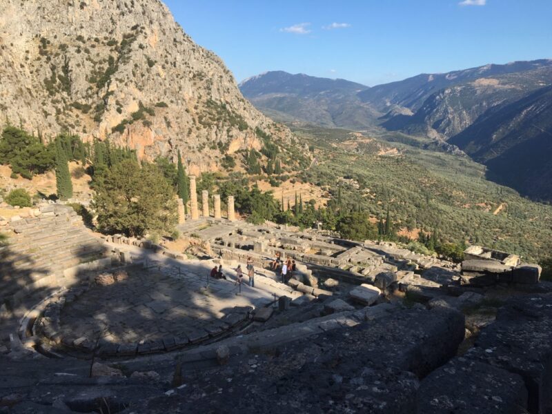 site de delphes sanctuaire d'apollon