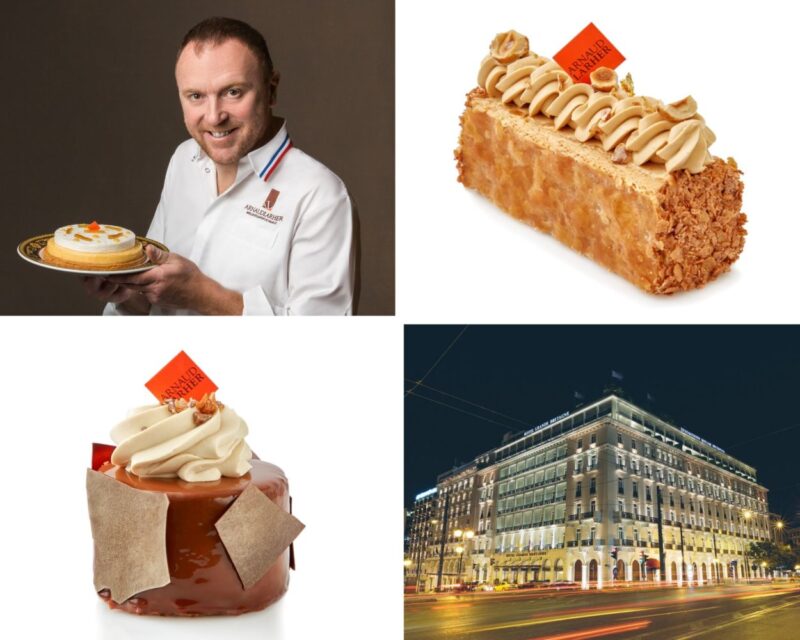 Le p&acirc;tissier Arnaud Larher &agrave; Ath&egrave;nes 