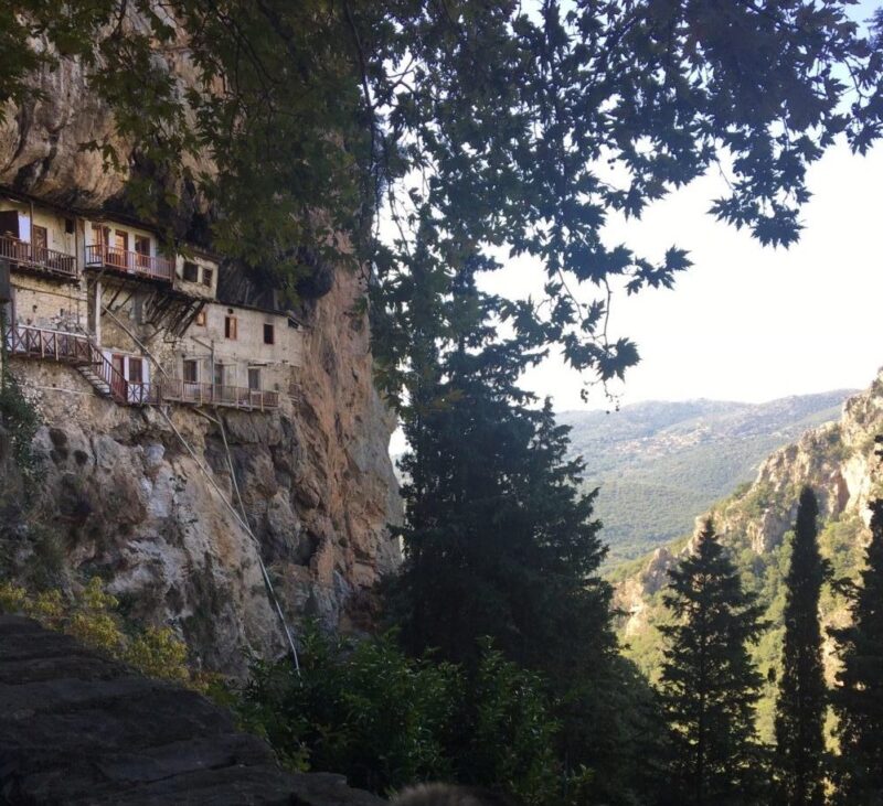 monast&egrave;re Agiou Ioanni Prodromou arcadie montagnes centre du peloponn&egrave;se