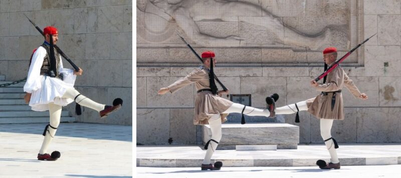 La releève de la garde à Athènes