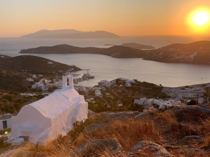  coucher soleil &agrave; Ios