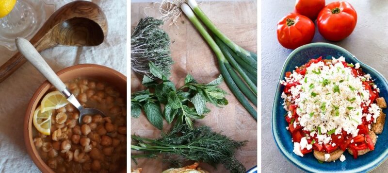 manger végétarien en Grèce